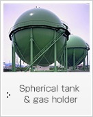 Spherical tank & gas holder